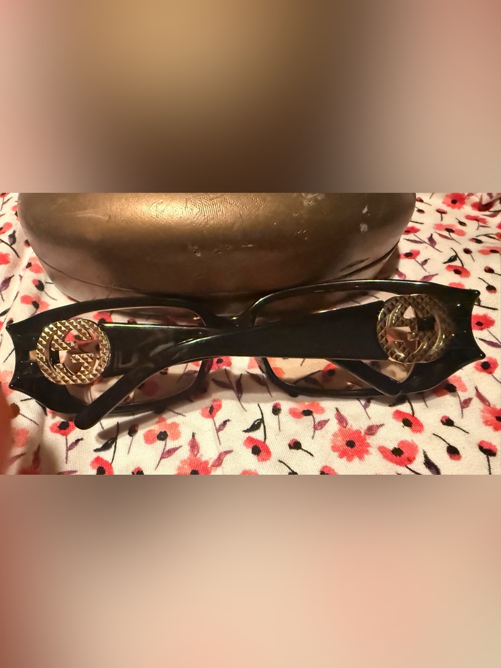 Gucci Dark Brown Square frame you can put own prescripcion Glasses Authentic - Picture 6 of 16